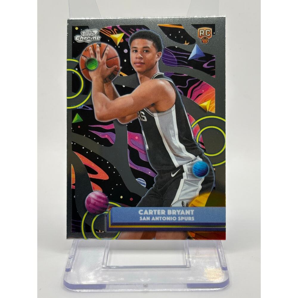 2025-2026 Topps Cosmic Chrome Carter Bryant Rookie San Antonio Spurs RC
